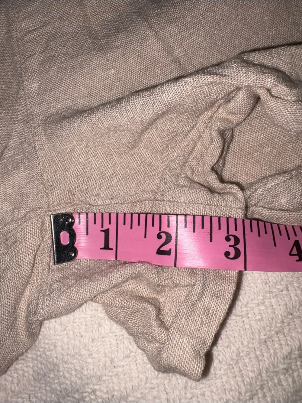 Old Navy Linen Blend High Rise Comfort Waistband Shorts with Pockets Women’s M - Picture 2 of 9